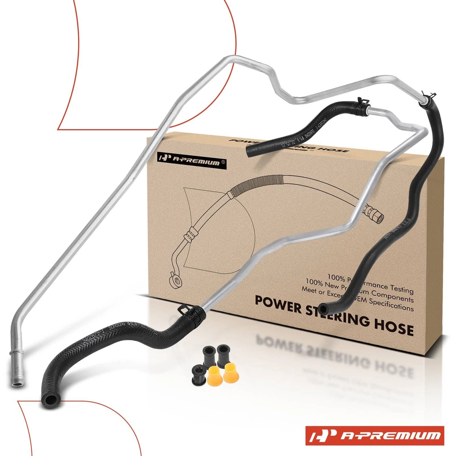 2X Power Steering Return Line Hose for Nissan Altima (2002–2006)