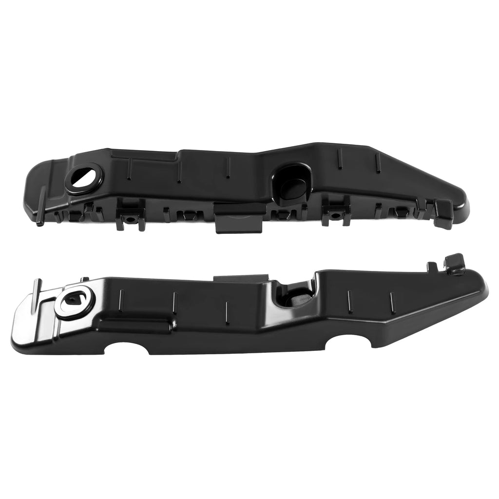 Set of 2 Bumper Brackets for Hyundai Sonata (2015–2017) - Plastic Black