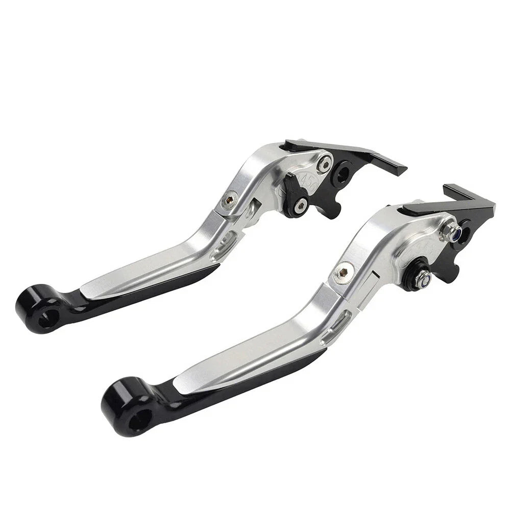 CNC Silver Extendable Brake Clutch Levers for Yamaha FJR 1300, XJR1300 (04-20)