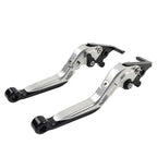 CNC Silver Extendable Brake Clutch Levers for Yamaha FJR 1300, XJR1300 (04-20)