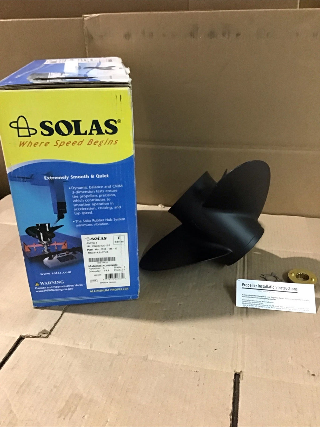 Solas Amita 3 Blade 14.8 X 17P Propeller for (1512-148-17)