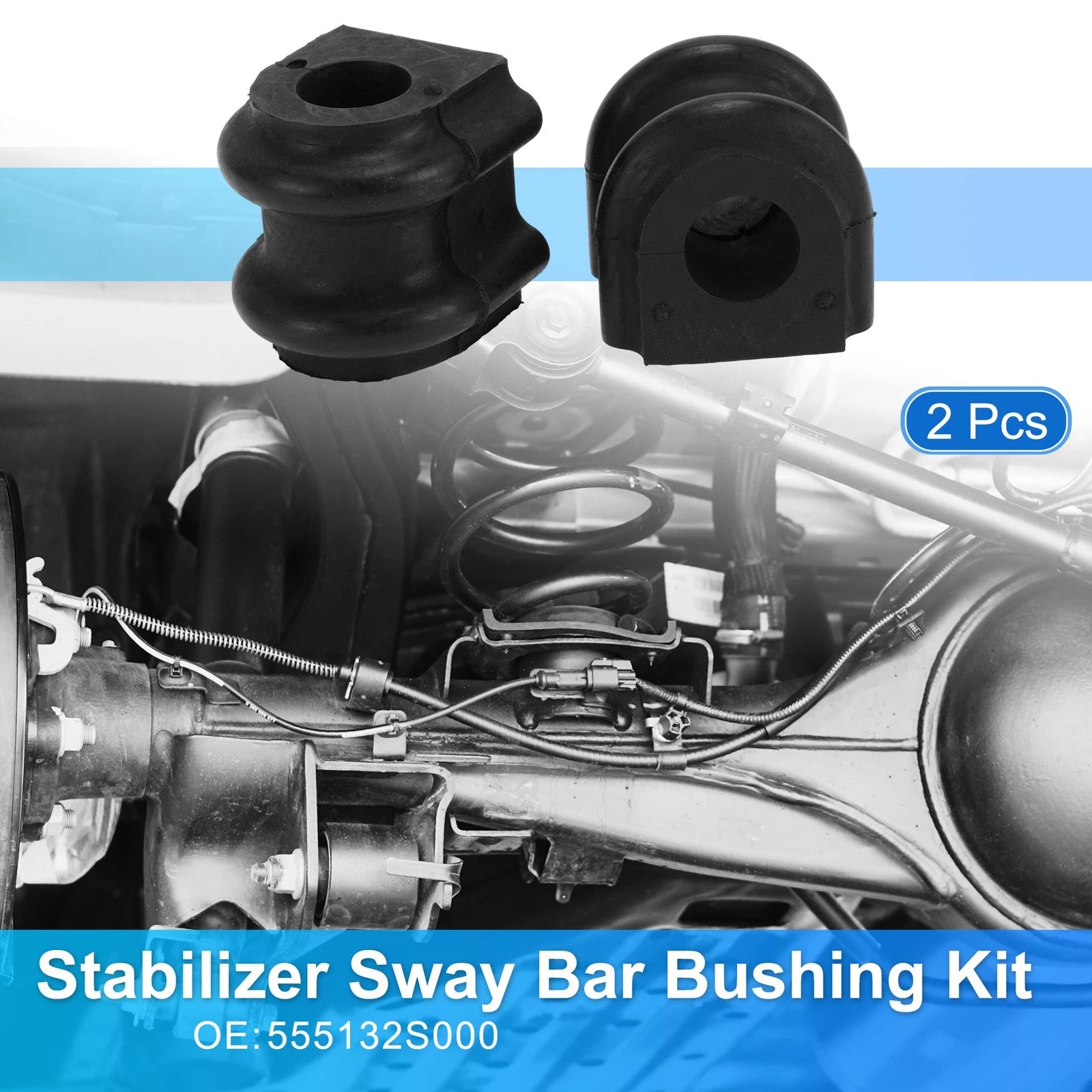 Set of 2 Stabilizer Sway Bar Bushing Kit   No.555132S000