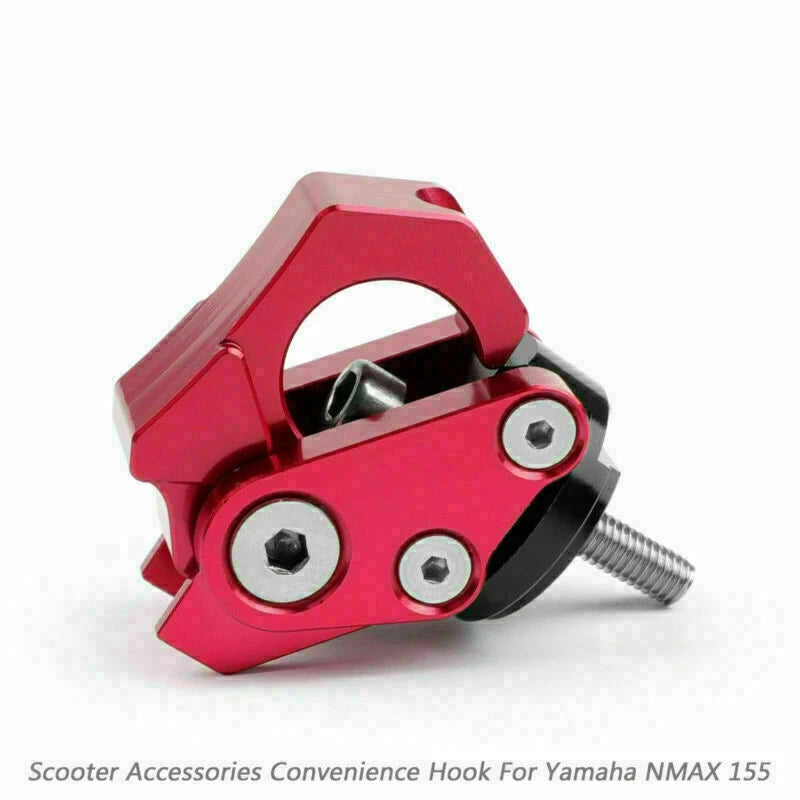 CNC Aluminum Helmet Bottle Hanger Hooks for Yamaha 155 (2015–2023)