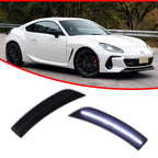 2X Smoked White LED Fender Side Marker Lights for Toyota GR86 Subaru BRZ (2022–2023)