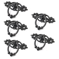 5X Black Vintage Cabinet Pulls for Door Drawer (No specific years/models)