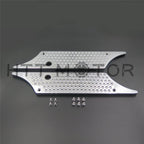 Chrome Billet Saddle Bag Latch Covers for Harley Davidson Road King (1993–2013)