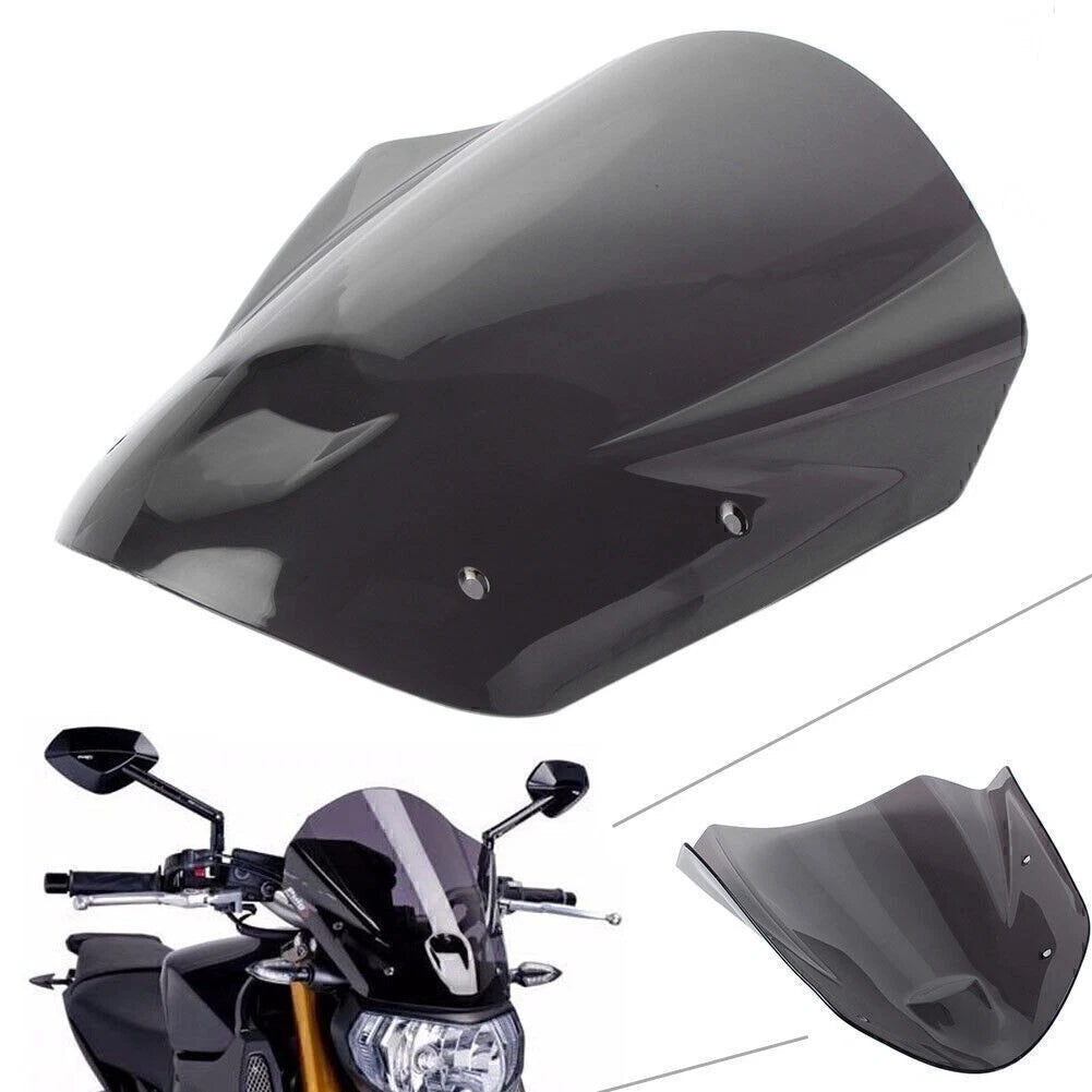 Front Windshield w/ Bolts Bracket for Yamaha MT09 FZ09 (2013–2016)