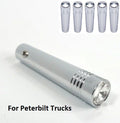 Clear Toggle Switch Extension 2-1/4" Chrome Metal for Peterbilt (2000–2024)