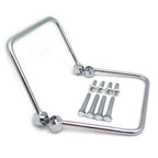 Chrome Throw-over Saddlebag Support Brackets for Harley FLSL FXBB (2018–2021)