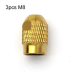 Chuck Nut for Electric Mill Shaft & Rotary Grinder Tool (Yellow Steel)