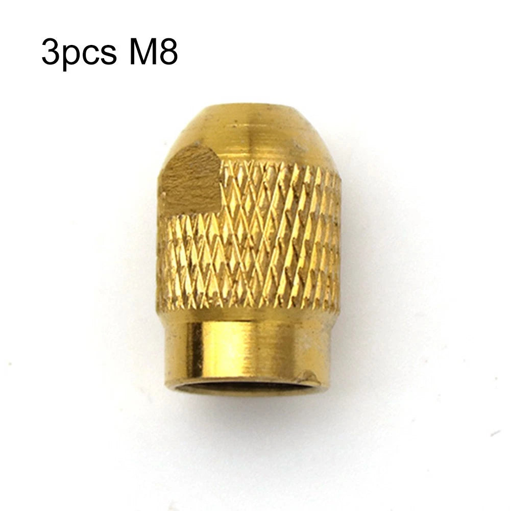 Chuck Nut for Electric Mill Shaft & Rotary Grinder Tool (Yellow Steel)