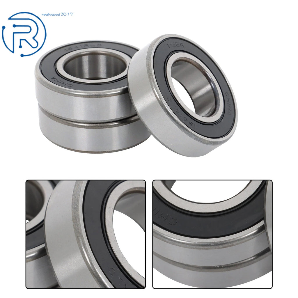 Set of 10 Ball Bearings with Double Rubber Seals 1x2x9/16"