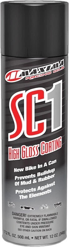 6X Maxima SC1 High Gloss Coating Silicone Detailer Spray for Dirt Bike ATV UTV