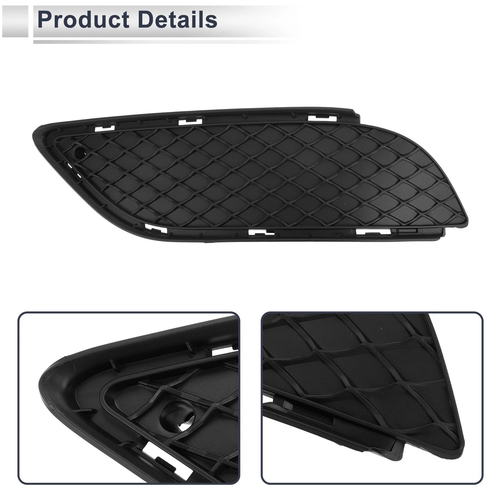 1 Pc Fog Light Grill for Mercedes-Benz B W246 (2012–2018) No. 2468851522 Black