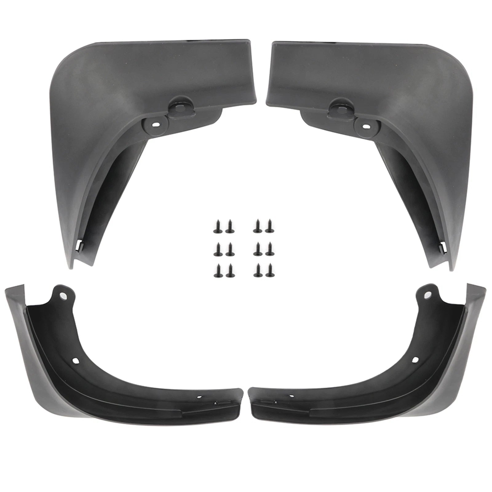 Mud Flaps for Tesla Model 3 (2016–2019) - Black Splash Guards