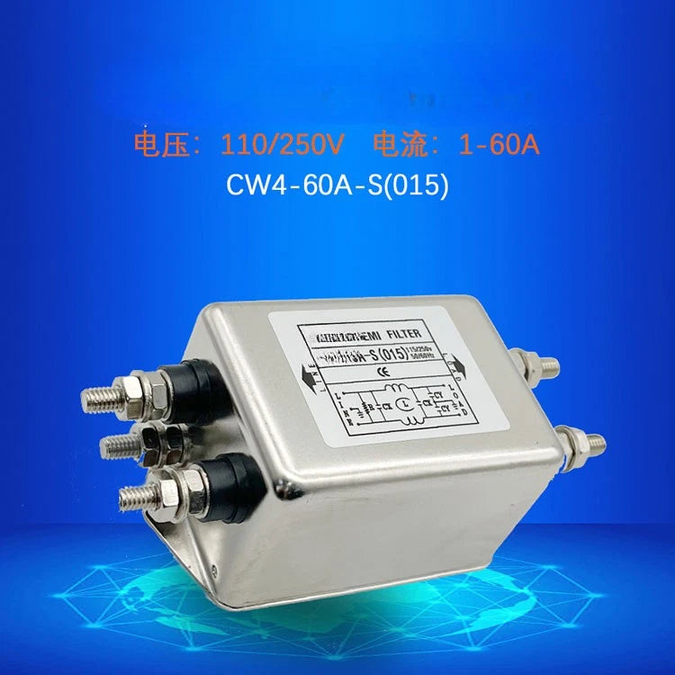 1PC Power Filter CW4-60A-S for 115V/250V Single Phase (40A, 50A, 60A)