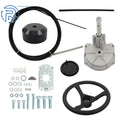 Boat Rotary Steering System Outboard Kit for Various Models (15 Feet)