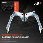 2Pcs Hood Hinge for Nissan Sentra (2000-2006)