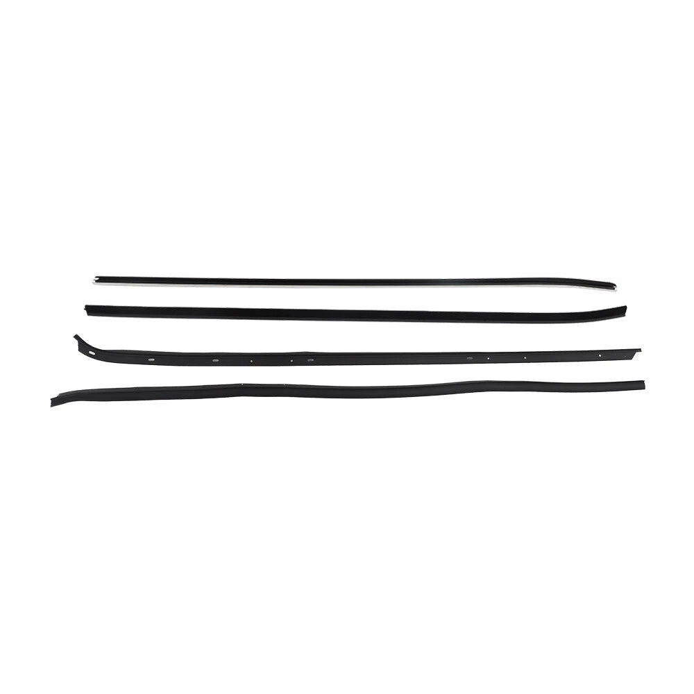 Set of 2 Outer Window Sweep Weatherstrip Seals for Camaro Firebird (1970–1981)