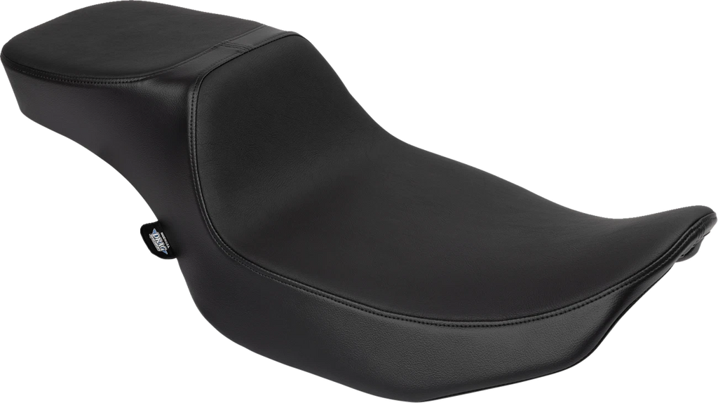 Predator 2-Up Seat for Harley Davidson Touring (Extended Reach, Smooth Vinyl)
