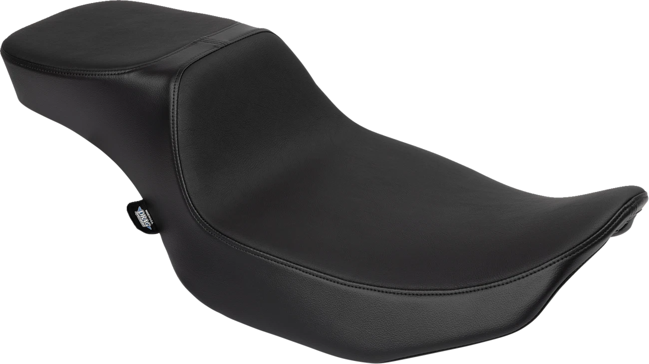 Predator 2-Up Seat for Harley Davidson Touring (Extended Reach, Smooth Vinyl)