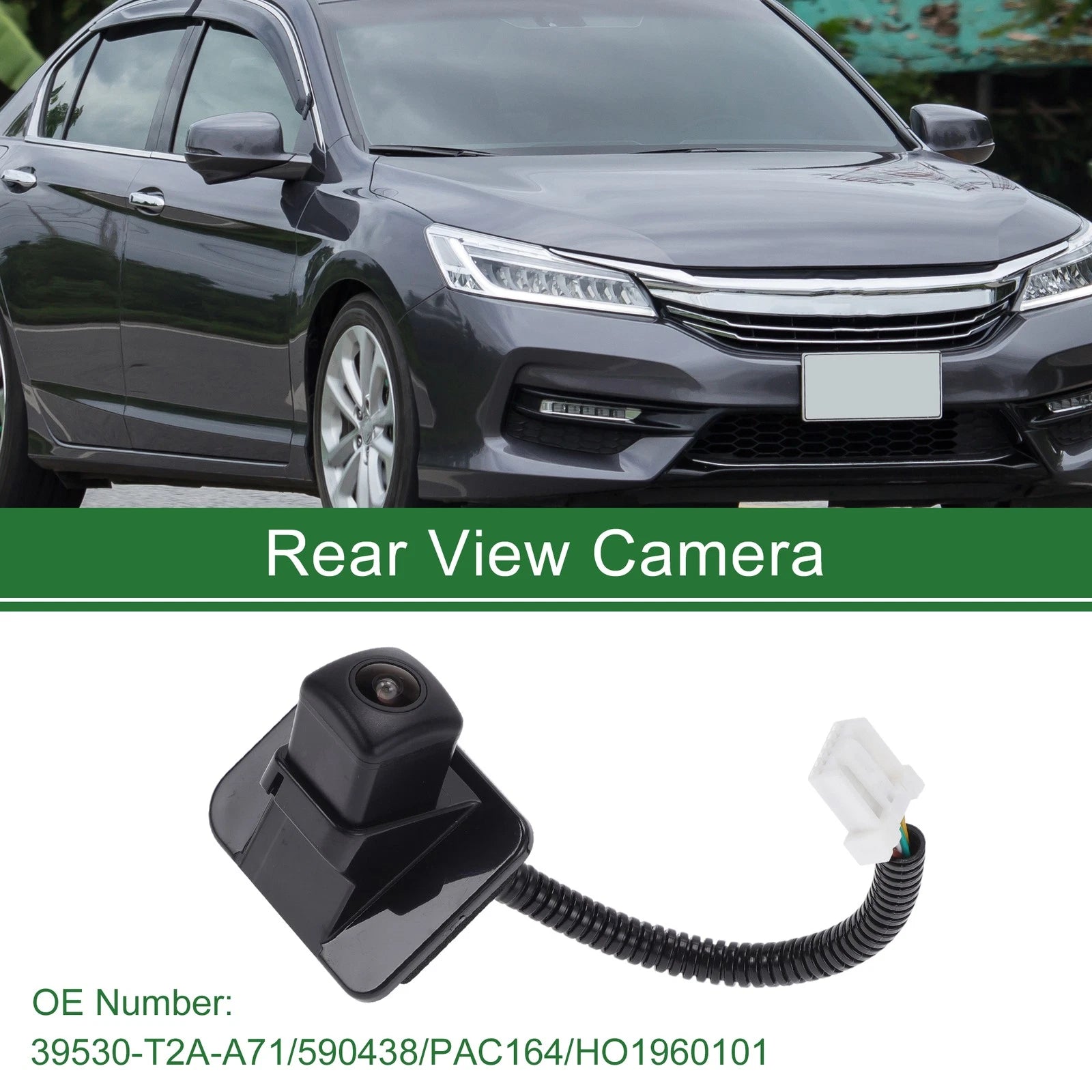 Rear View Camera for Honda Accord Sedan (2018–2023) 120-180 Degree