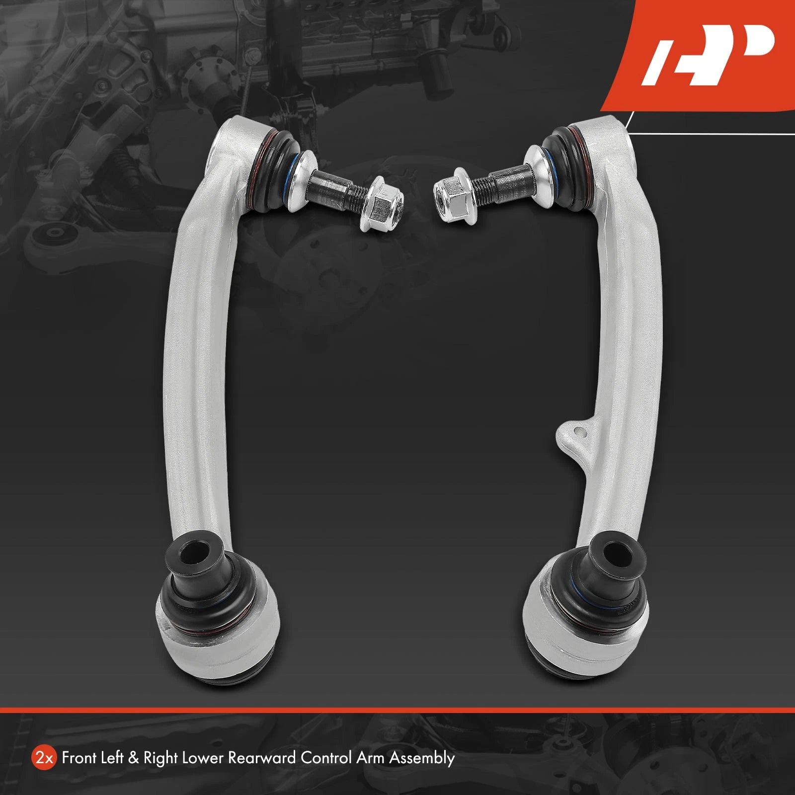2X Front Lower Rearward Control Arms with Ball Joints for BMW M3 (2008–2013)
