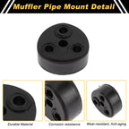 Muffler Exhaust Hanger for Toyota 4Runner (1985–1993) No. 35111 Black 1 Pc