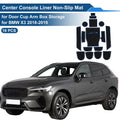 16 Pcs Non-Slip Mat for BMW X3 (2018–2019) PVC Blue