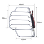 Chrome Trunk Luggage Rack for Harley Electra Glide (1993–2013)