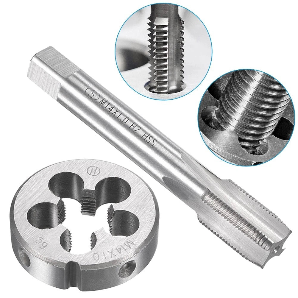 M14 X 1 mm Tap and Metric Die Set for Automotive Applications