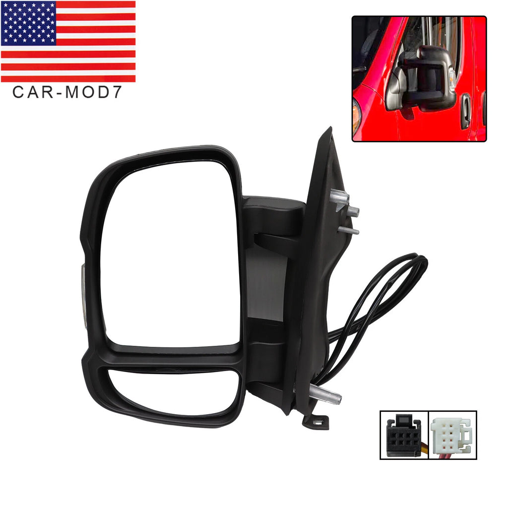 Left Mirror for Ram ProMaster 1500 2500 3500 (2014–2021) Manual Adjust w/ Signal