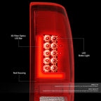 Red LED L-Bar Tail Brake Light Reverse Lamp for Ford Super Duty F150 (1999–2007)