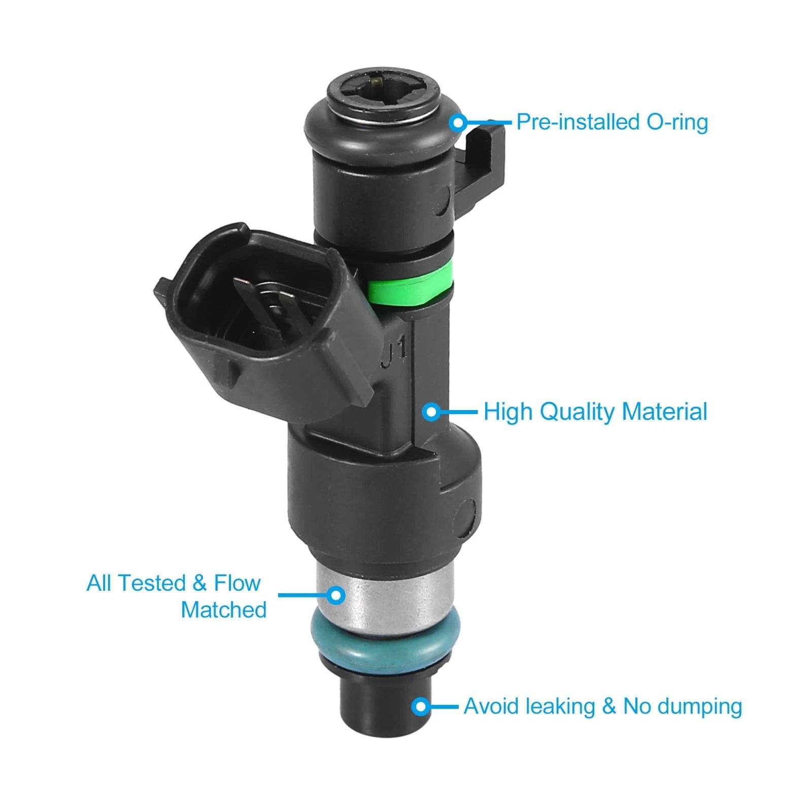 Set of 4 Fuel Injector Nozzles for Nissan (H025241)