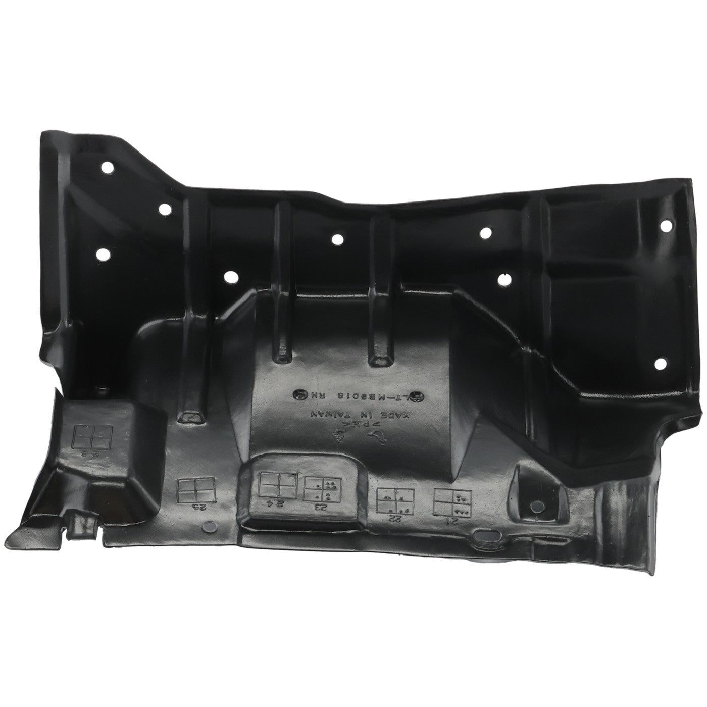 Engine Splash Shield for Mitsubishi Lancer (2008–2017) Rear Passenger Side