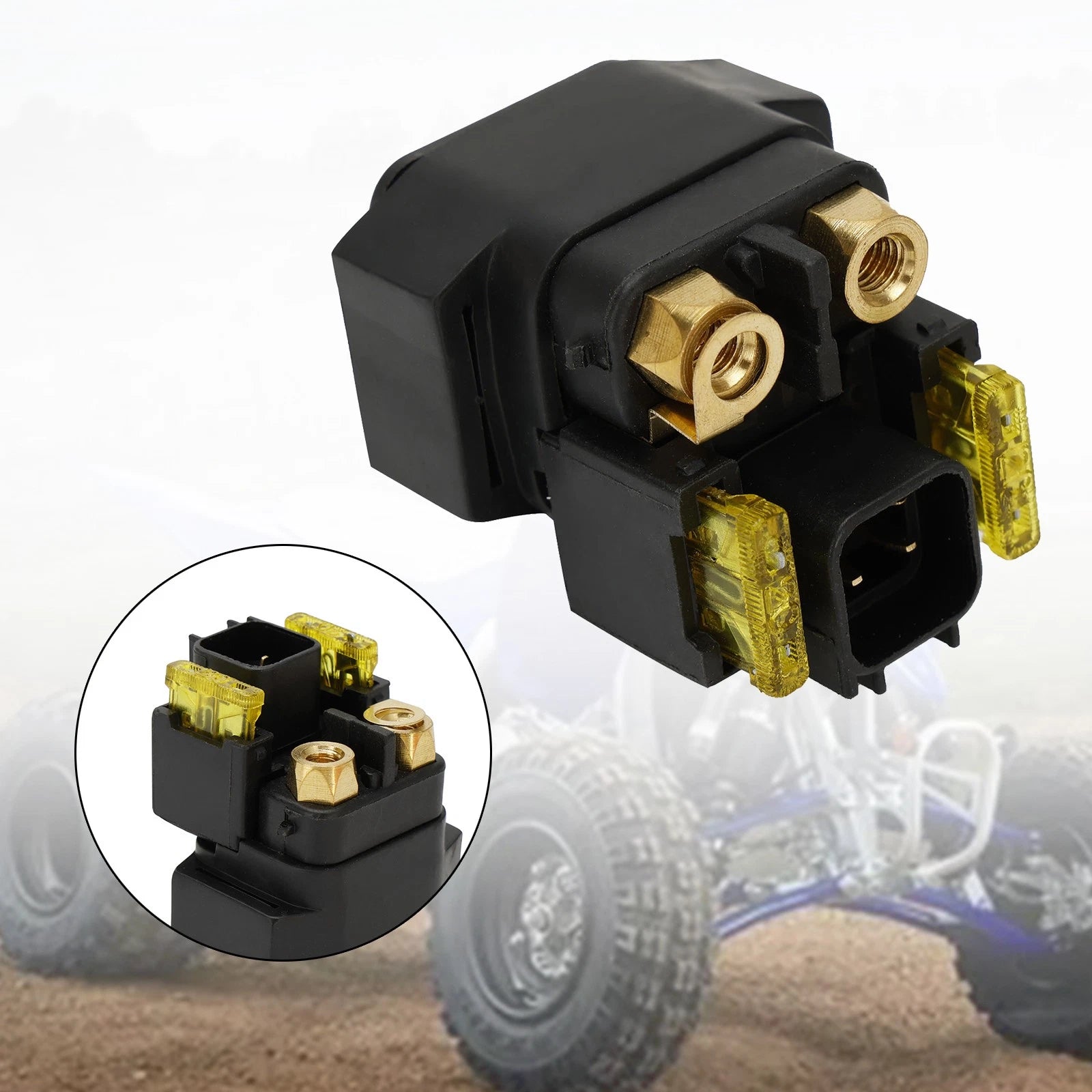 Starter Solenoid Relay for Yamaha YFZ450 YFZ450R (2010–2023) 18P-81940-00