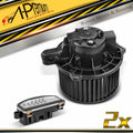 2X HVAC Heater Blower Motor & Resistor for Chevy Bolt EV (2017–2022)