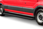 Set of 2 Running Boards for Ford Transit 2015–2026 Matte Black 6 Inch