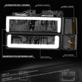 LED DRL Headlight + Signal + Amber Corner Lamp for GMC C/K 1500-3500 (1994–2000)