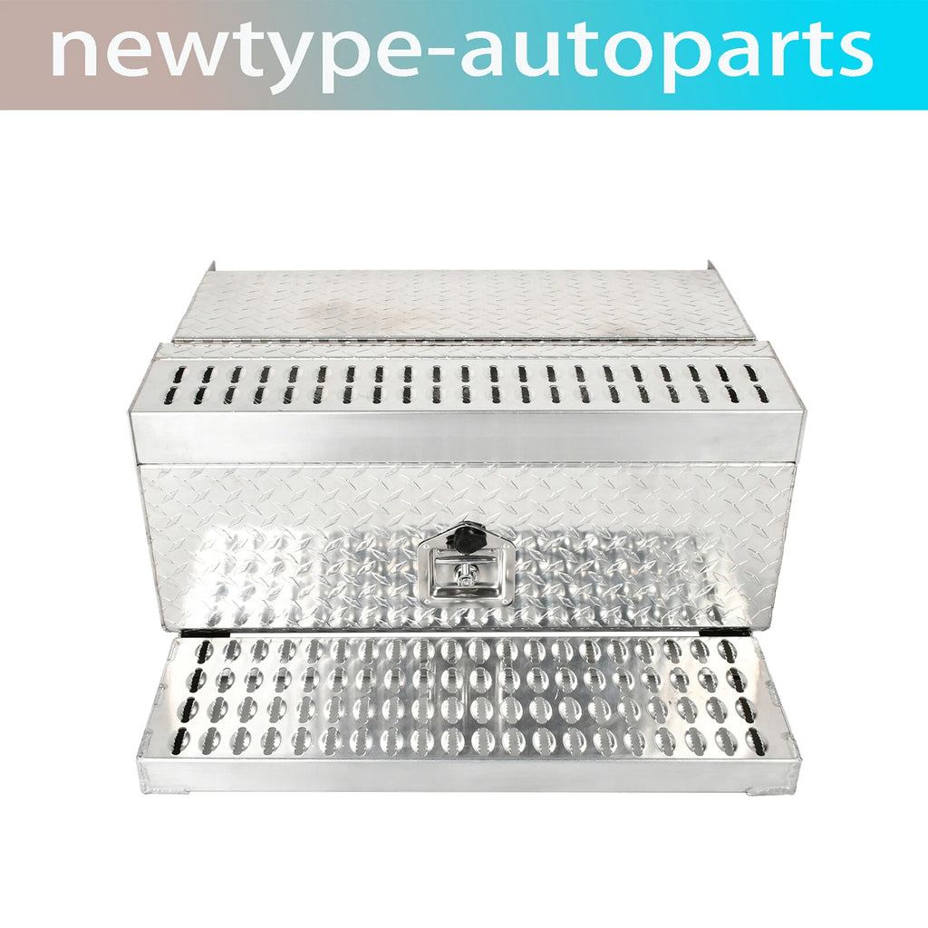 Aluminum Diamond Plate Tool Box for Peterbilt 378 379 389 (31"x30"x15")