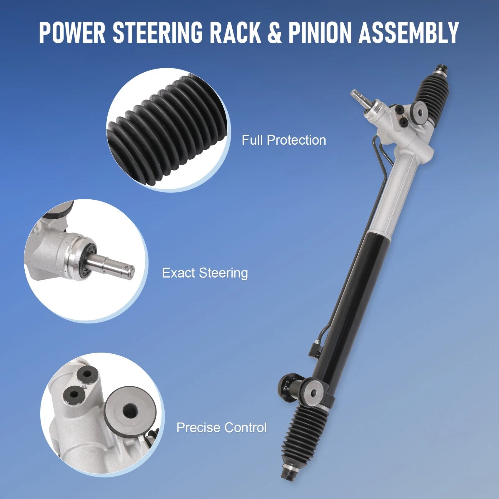 Power Steering Rack Pinion Assembly for Chevrolet Trailblazer GMC Envoy (2003-2009)