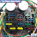 Universal Circuit Wiring Harness for Chevy Mopar Ford (Fits Most Models)