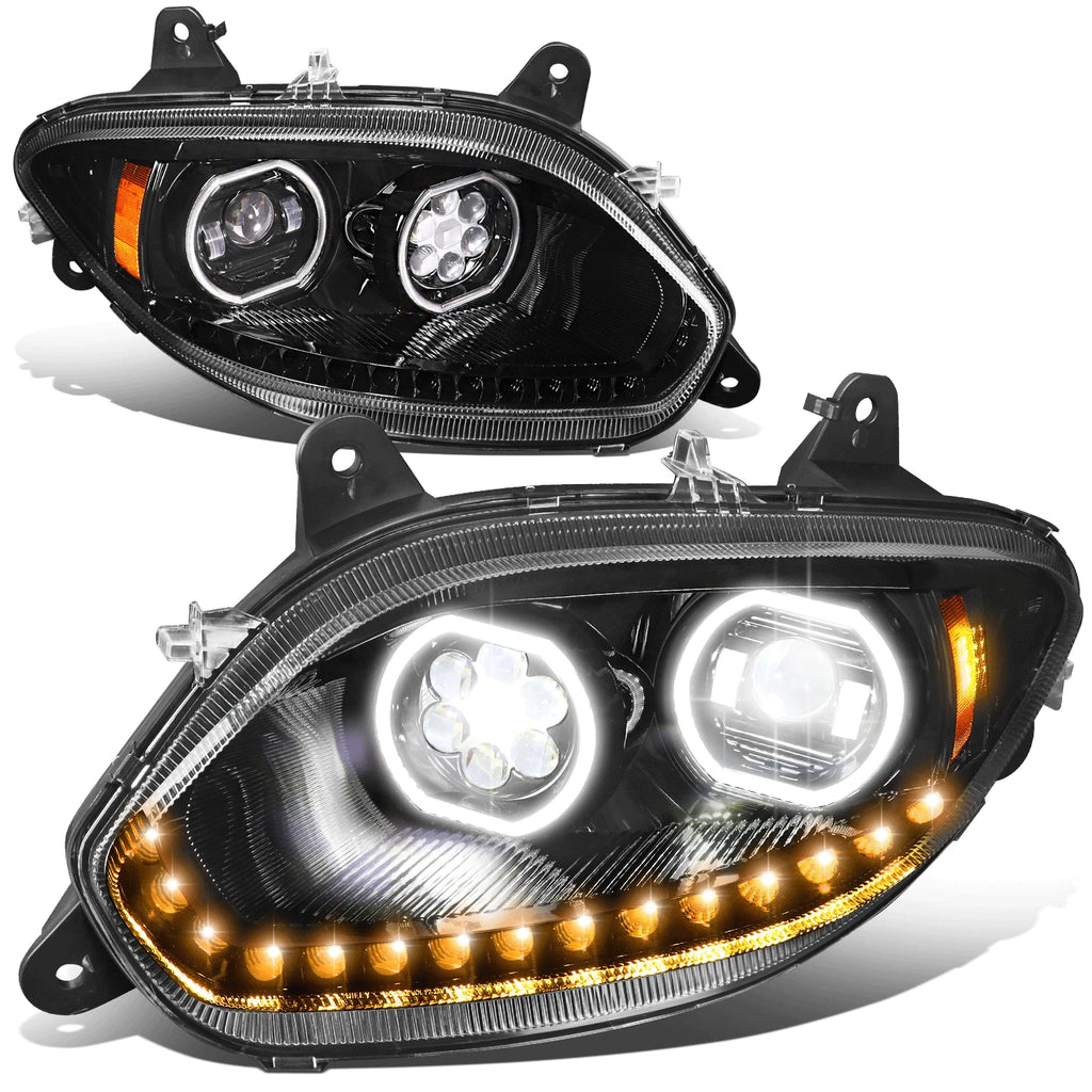 Sequential LED Signal Projector Headlight Lamps for International LT LT625 (2017–2021)