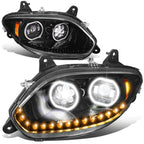 Sequential LED Signal Projector Headlight Lamps for International LT LT625 (2017–2021)