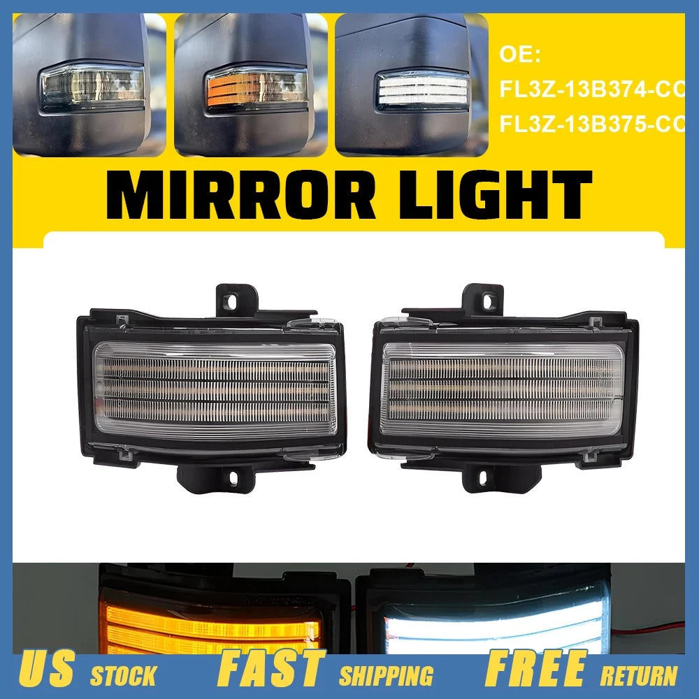 Switchback LED Side Mirror Light for Ford F150 (2015–2023)