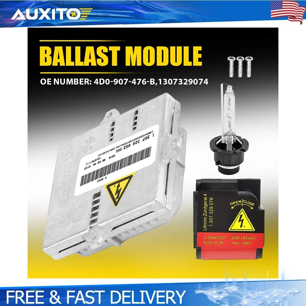 HID Ballast Igniter & D2S D2R Bulb Kit for Volkswagen Golf GTI R32 Jetta (2006–2009)