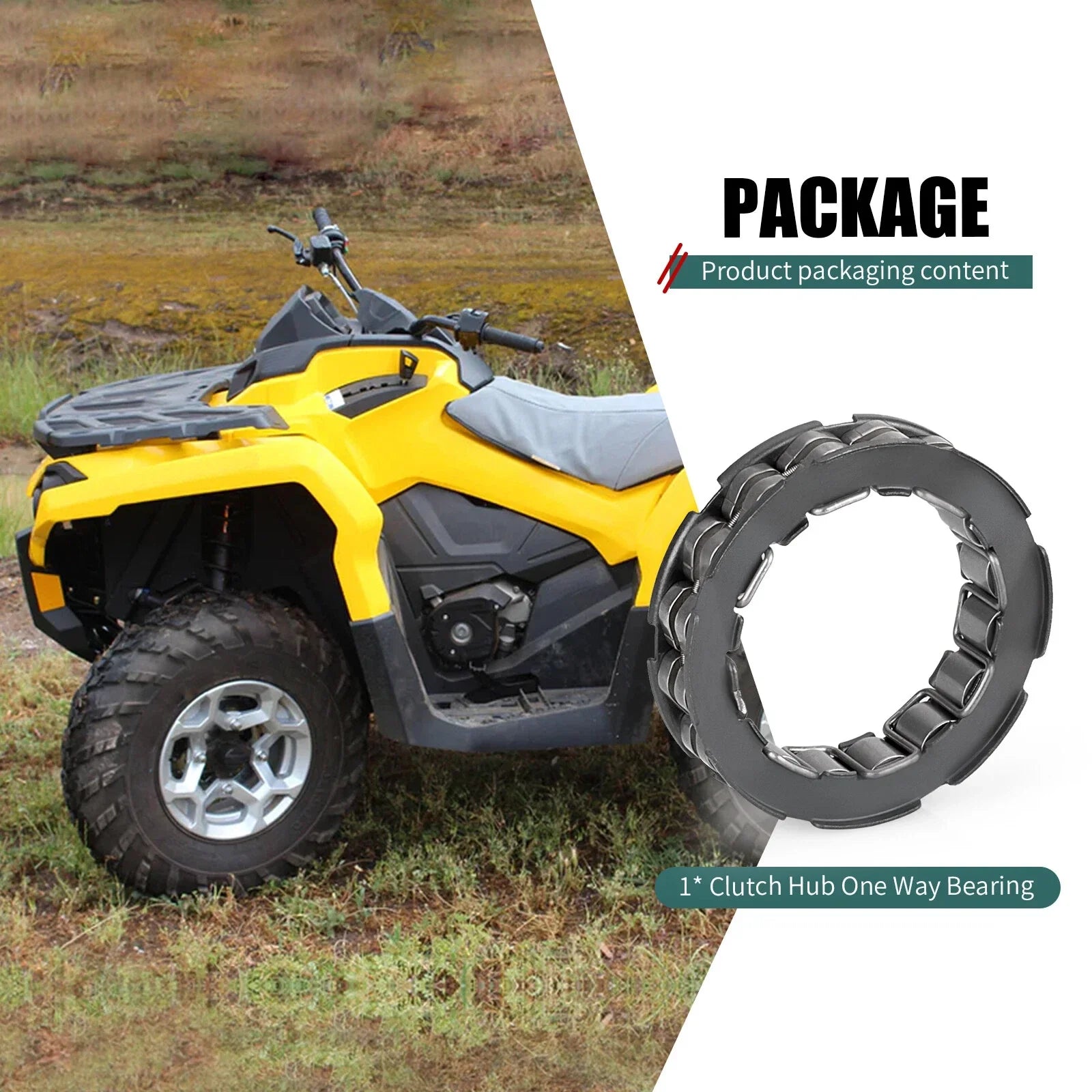 One Way Starter Clutch Bearing for Yamaha Kodiak 400 450