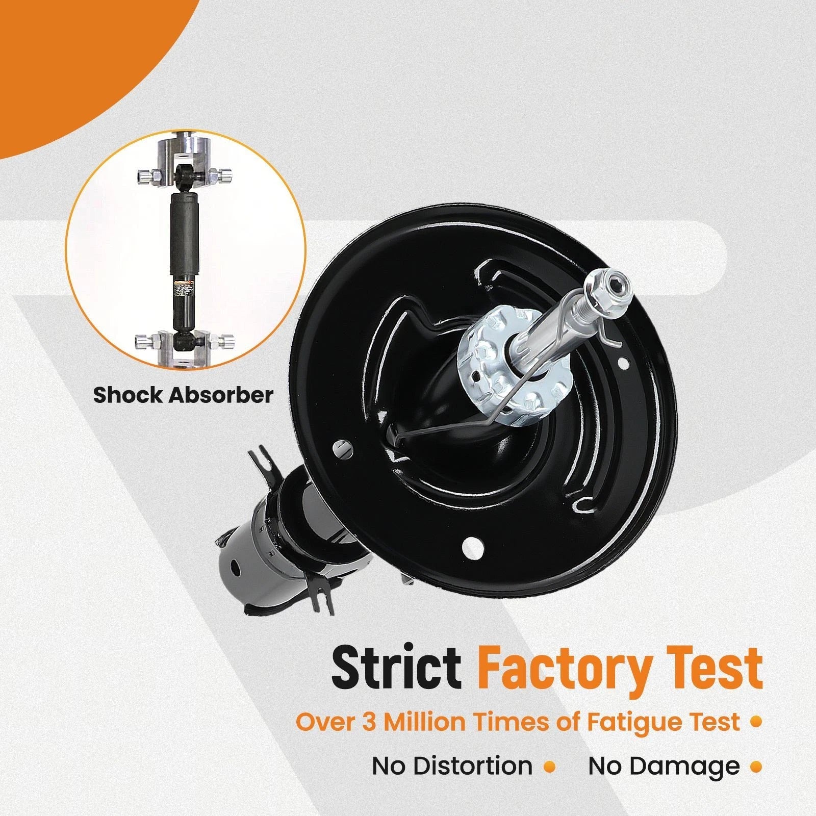 2pcs Front Strut Shock Pair for Nissan Maxima (2016–2022) Altima (2013–2018) 72901