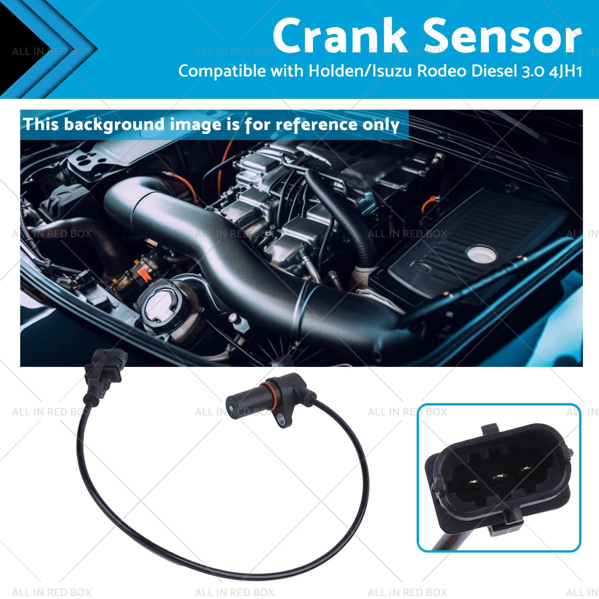Crank Sensor for Holden Isuzu Rodeo Diesel 3.0 4JH1 (2003–2007) 8973244022