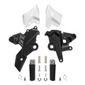 Driver Footrests Footpegs Brackets for Kawasaki Ninja650 Z650 (2017–2024) Z650RS (2022–2023)
